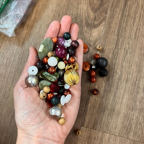 Bead Jewelry Making Craft Lot- Stone, Clay, Metal - Picture 6 of 8